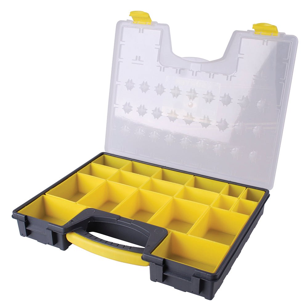 Caja portaherramientas plástica organizadora Surtek. - FERRETERÍA WITZI