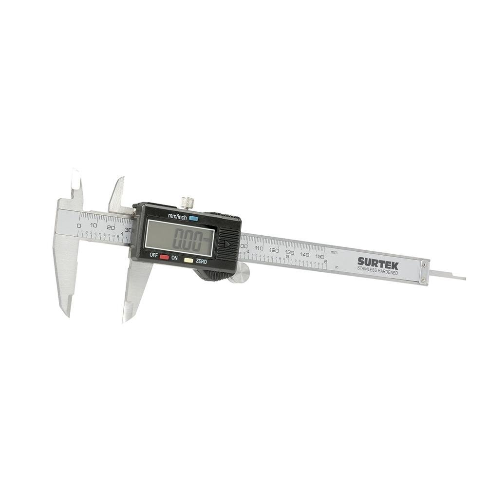Calibrador Pie De Rey Digital 0-6" Surtek. - FERRETERÍA WITZI
