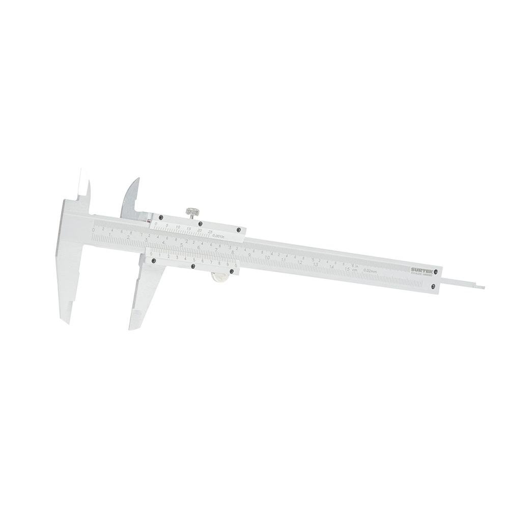 Calibrador Pie De Rey Vernier 0-6" Surtek. - FERRETERÍA WITZI