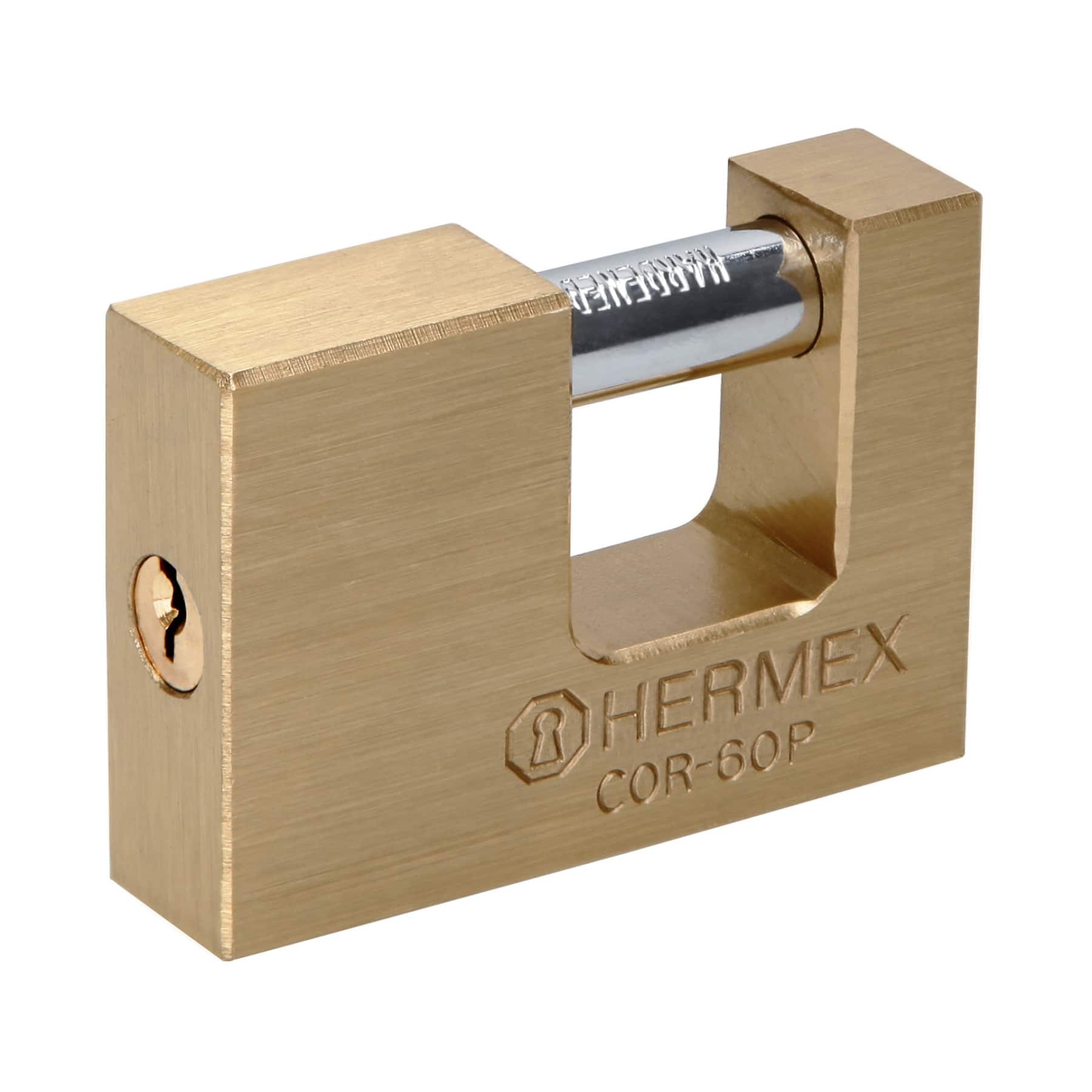 Candado Antipalanca , 60MM, Cuerpo De Latón, Hermex Basico. - FERRETERÍA WITZI