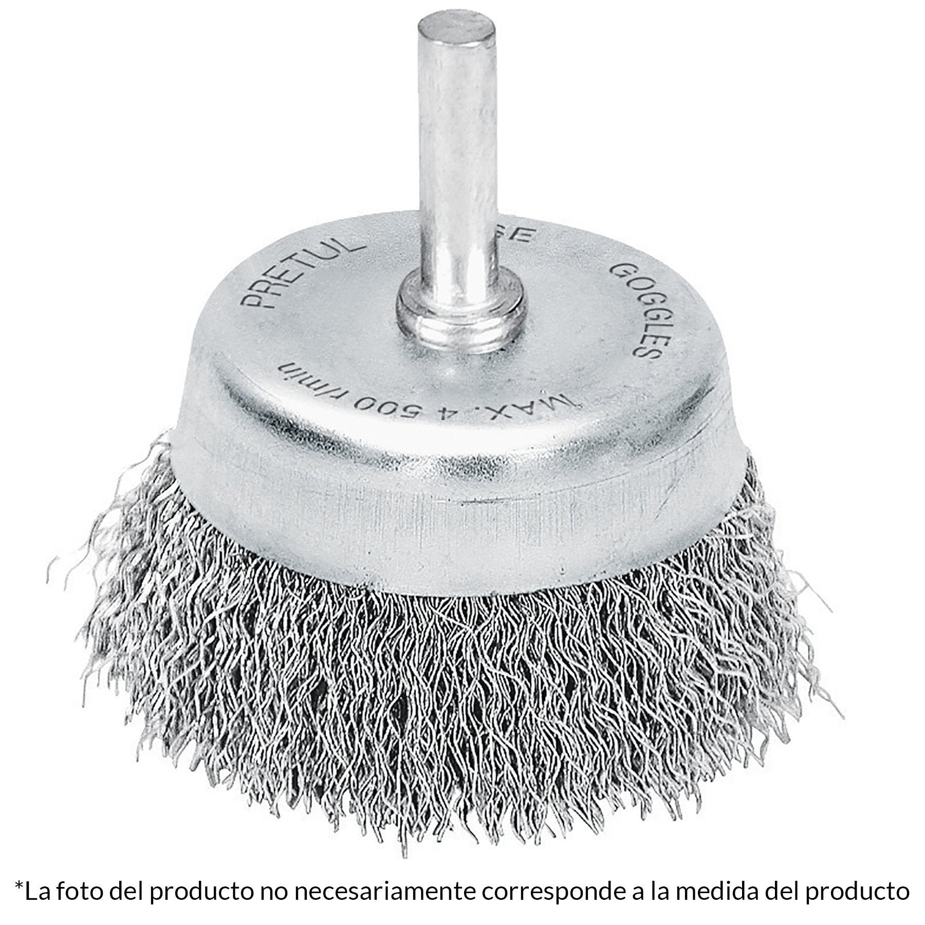 Carda De Copa, Alambre Grueso, Calibre 0.3 MM, 1-3/4", Pretul - FERRETERÍA WITZI