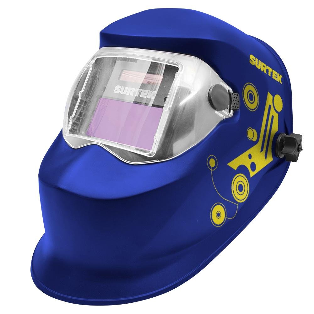 Careta Electrónica Solar Para Soldar Área Visión 98x43 mm Surtek. - FERRETERÍA WITZI
