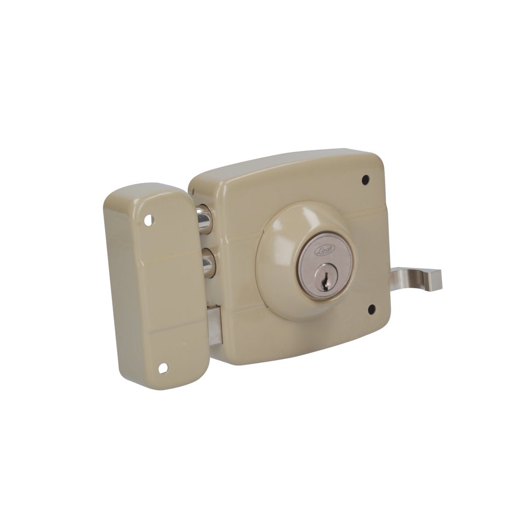 Cerradura de sobreponer de dos bulones, izquierda Lock. - FERRETERÍA WITZI