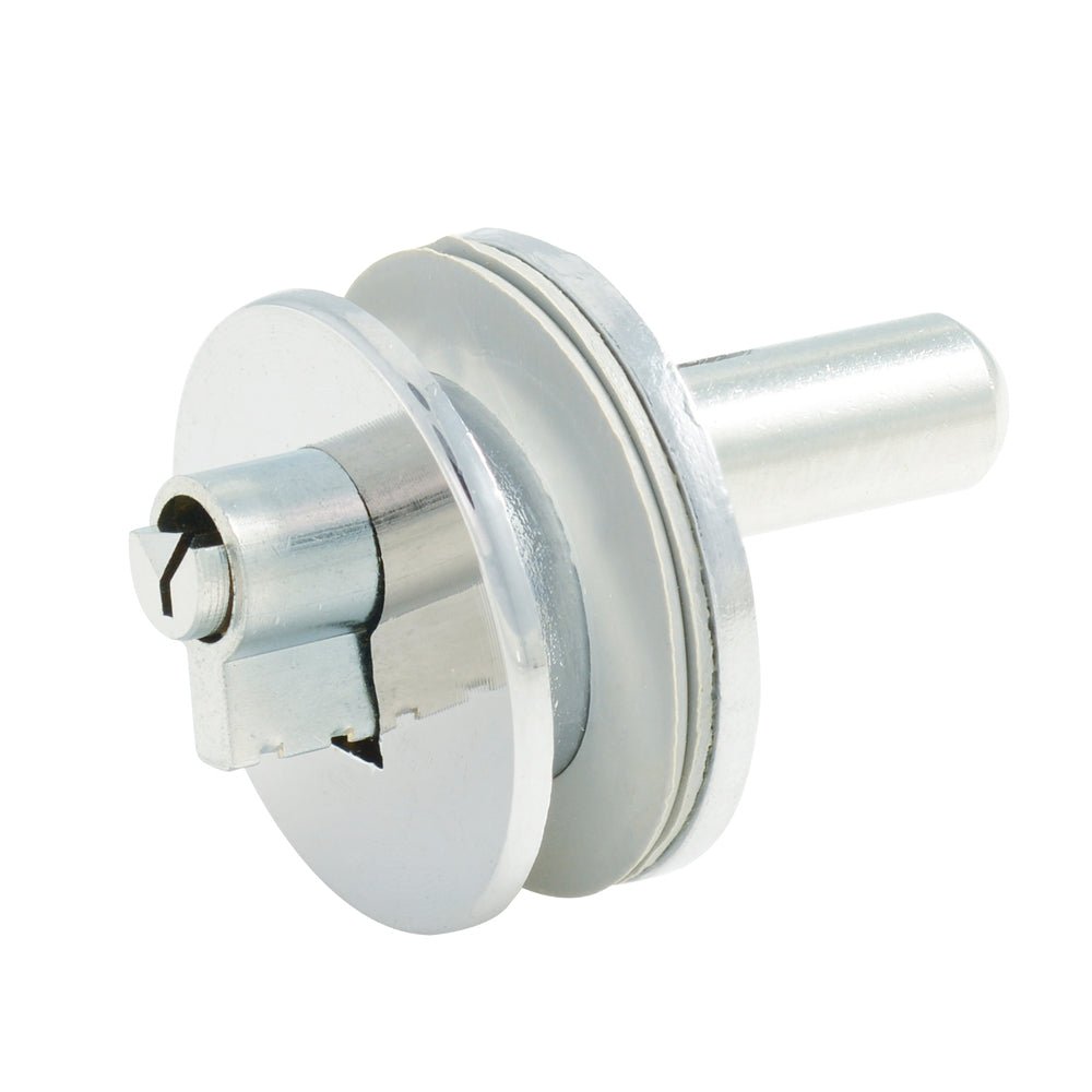 Cerradura para vitrina, cromo brillante, llave estándar, blíster Lock - FERRETERÍA WITZI