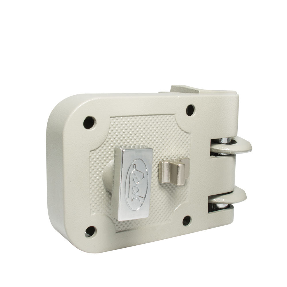Cerradura sobreponer para puerta corrediza función derecha, llave estándar, en caja Lock - FERRETERÍA WITZI