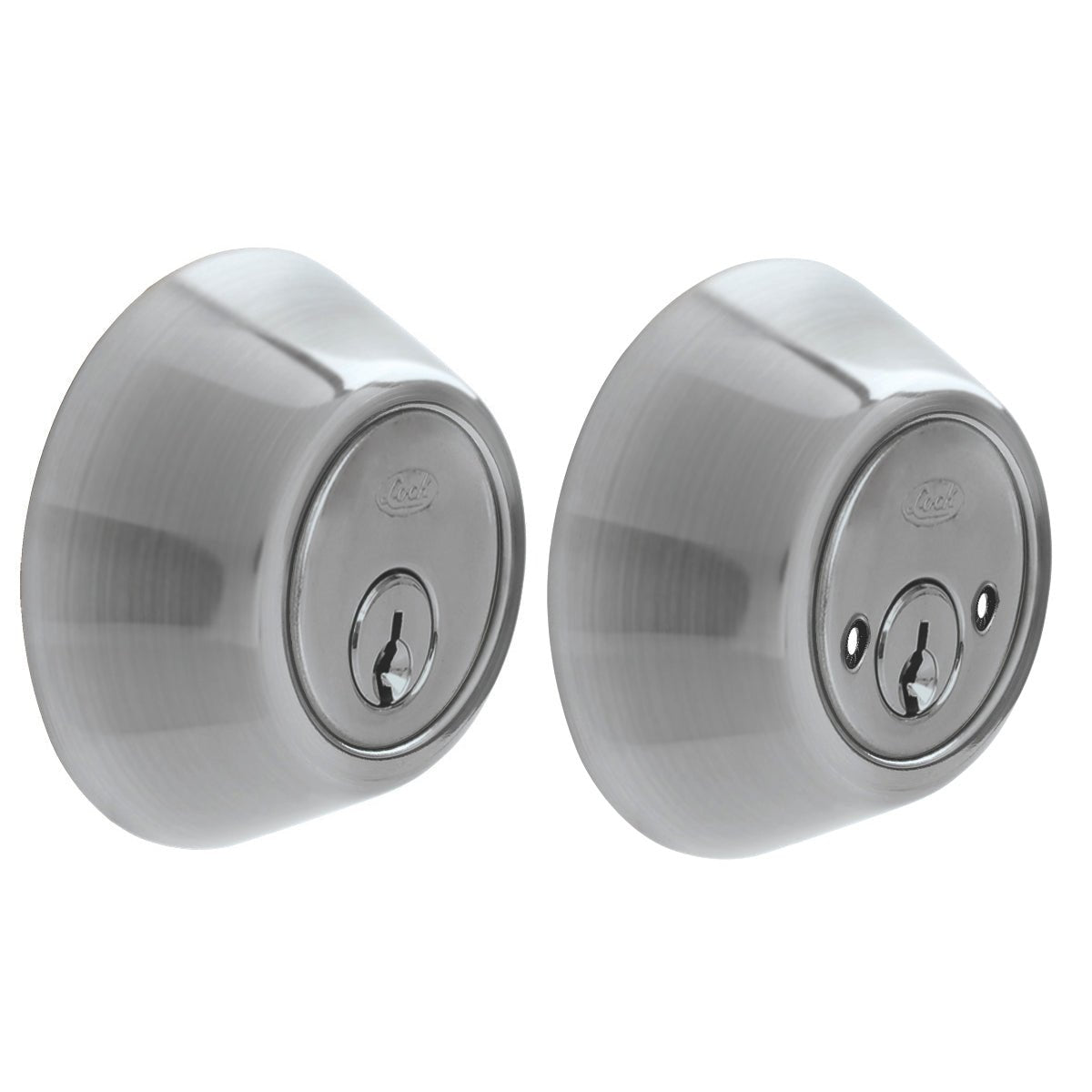 Cerrojo residencial función doble, acero inoxidable, llave estándar, blíster Lock - FERRETERÍA WITZI
