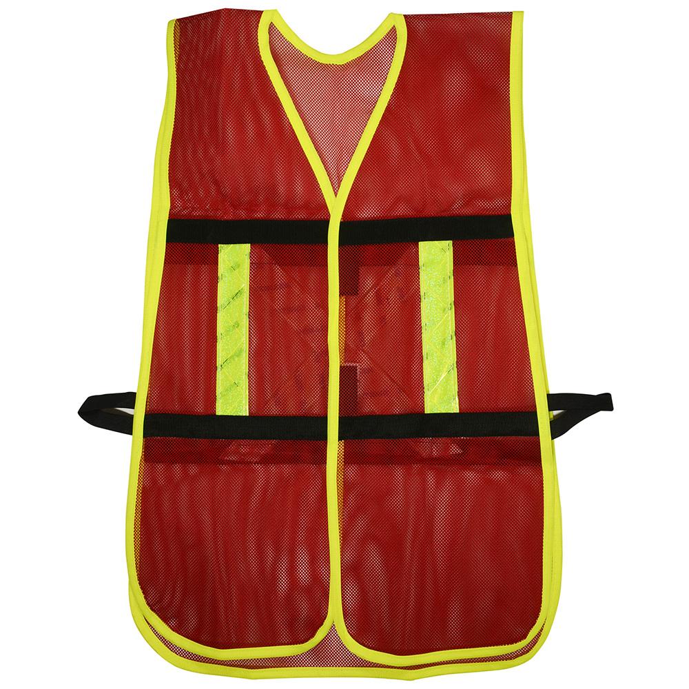 Chaleco De Seguridad Malla Ajustable Gancho Rojo, Surtek - FERRETERÍA WITZI