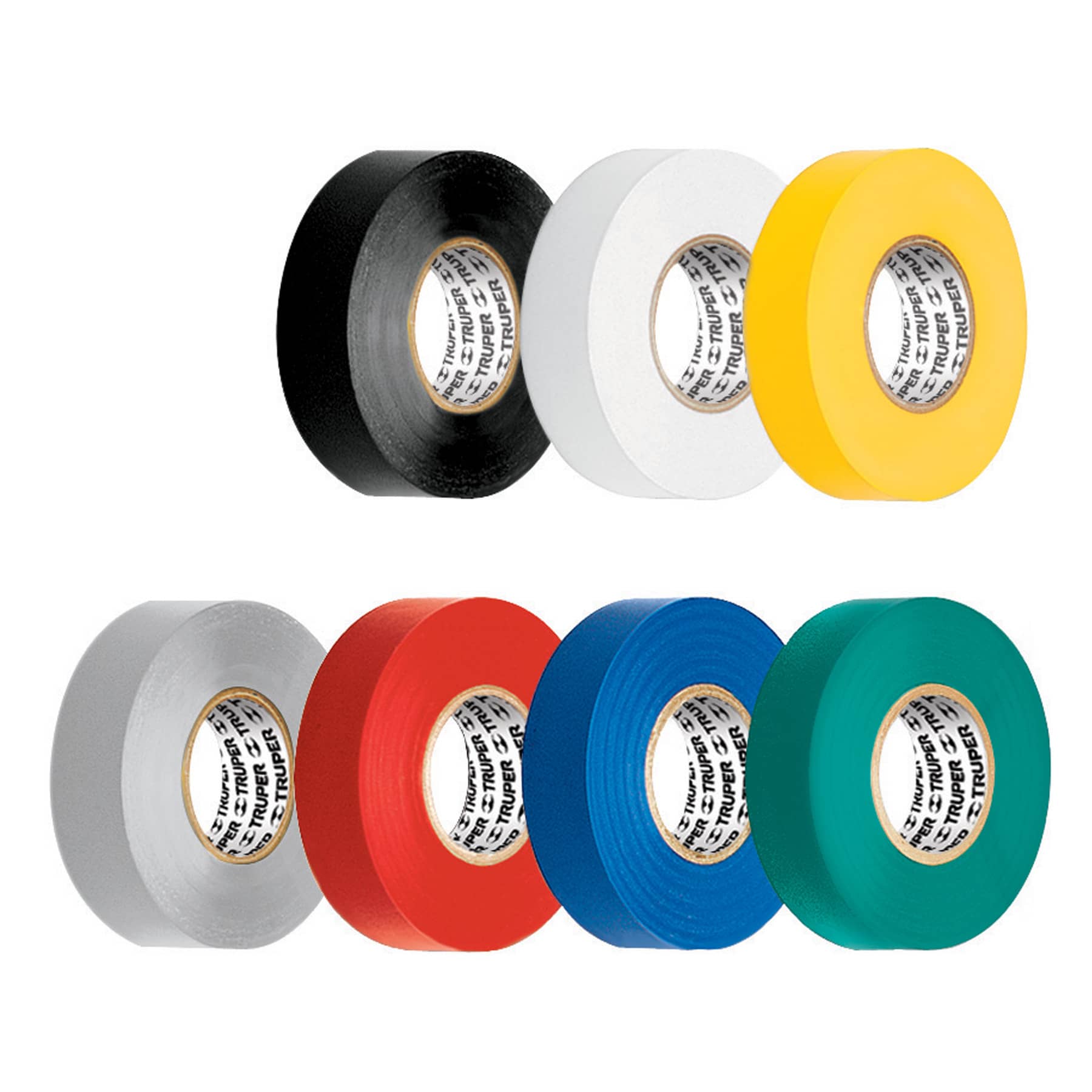 Cinta De Aislar 18m x 19mm Azul, Truper - FERRETERÍA WITZI