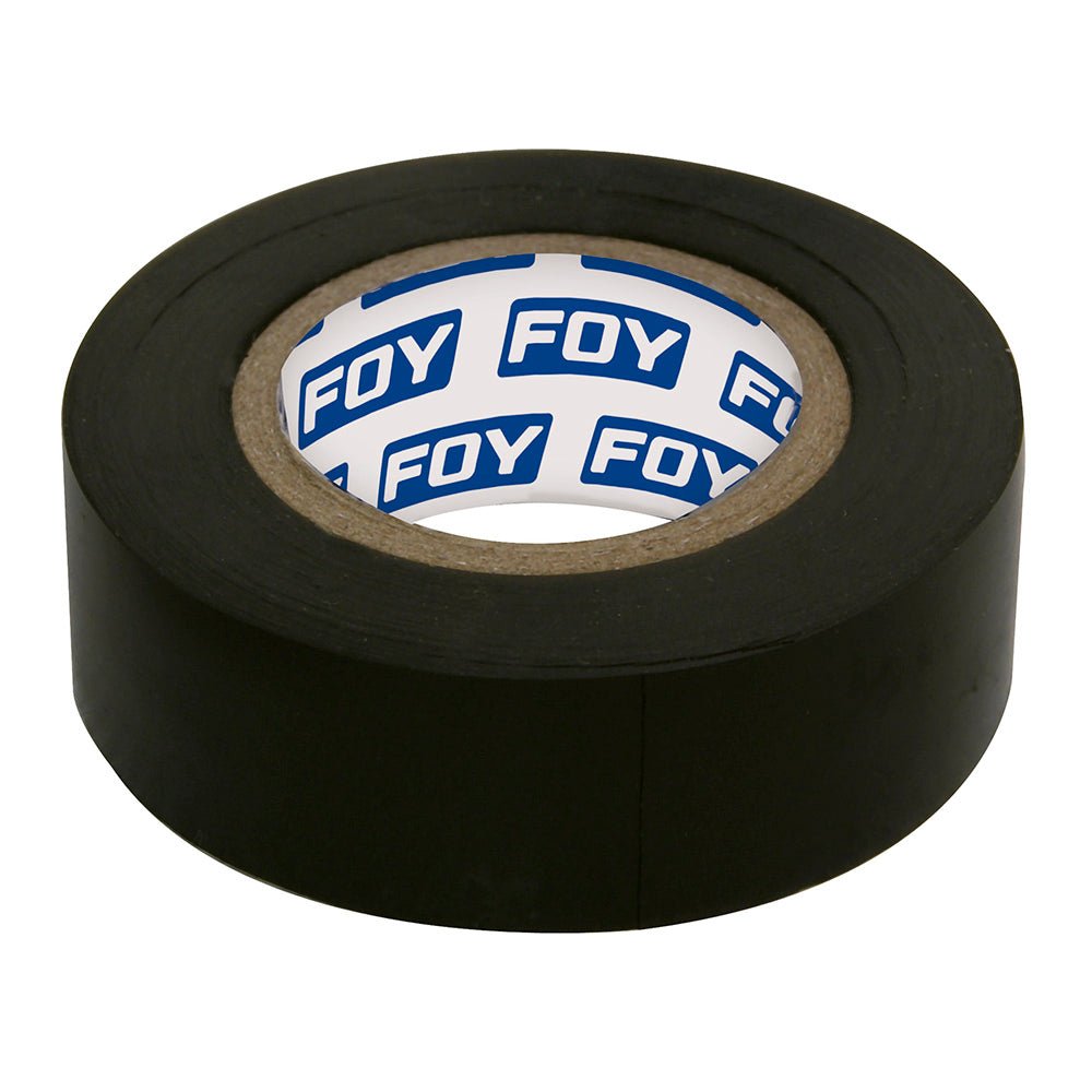 Cinta p/aislar negra 9m blist Foy. - FERRETERÍA WITZI