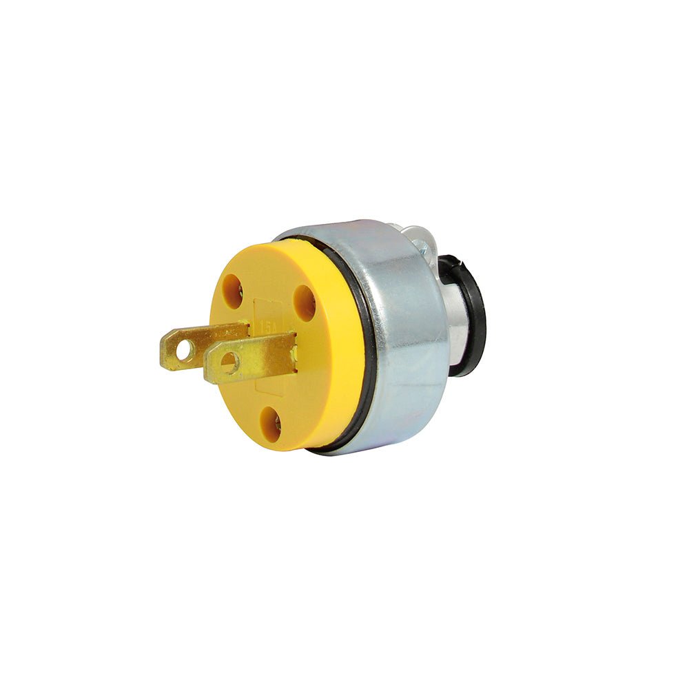 Clavija blindada con abrazadera polarizada 15A 127V Surtek - FERRETERÍA WITZI