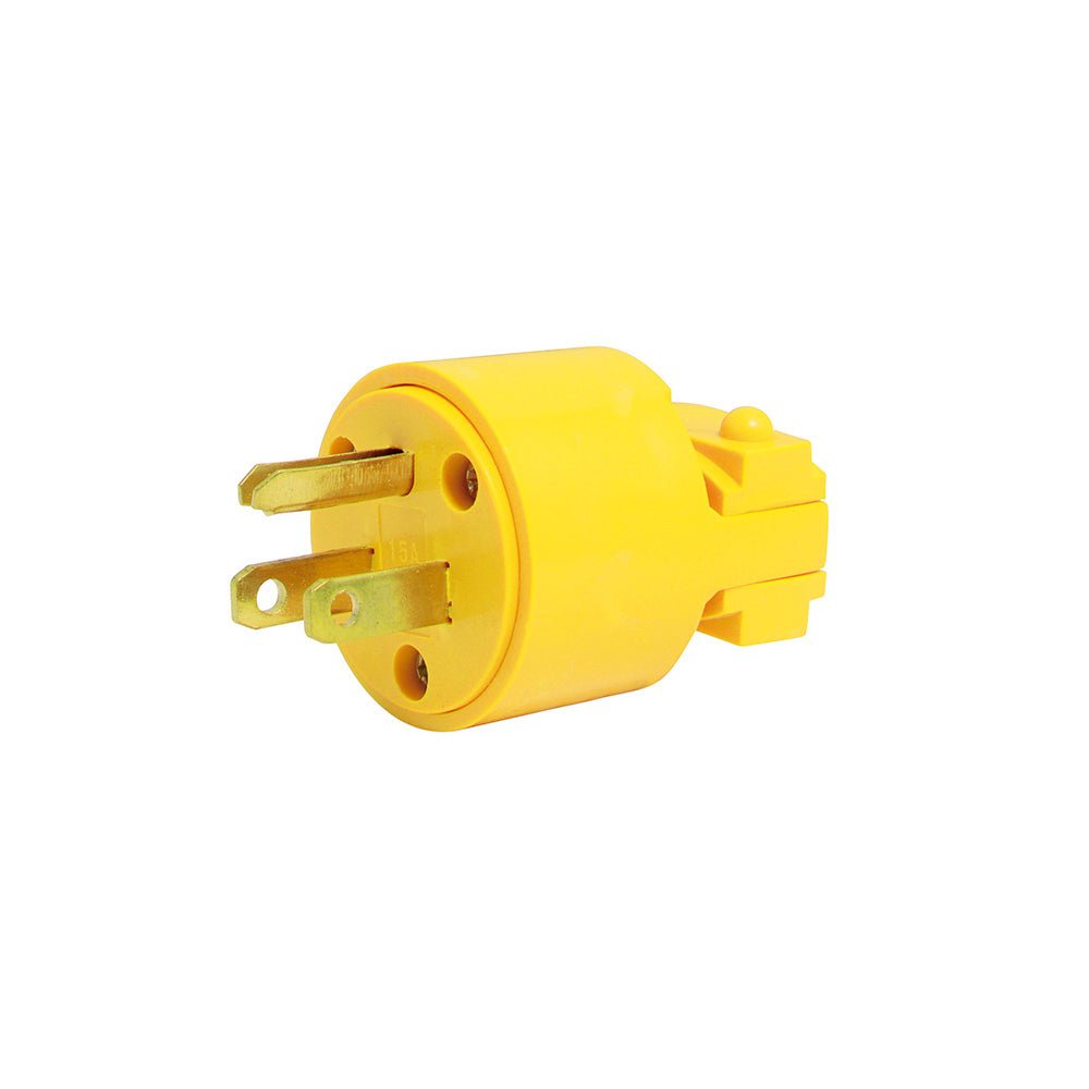 Clavija con abrazadera plástica aterrizada 15A 127V Surtek - FERRETERÍA WITZI