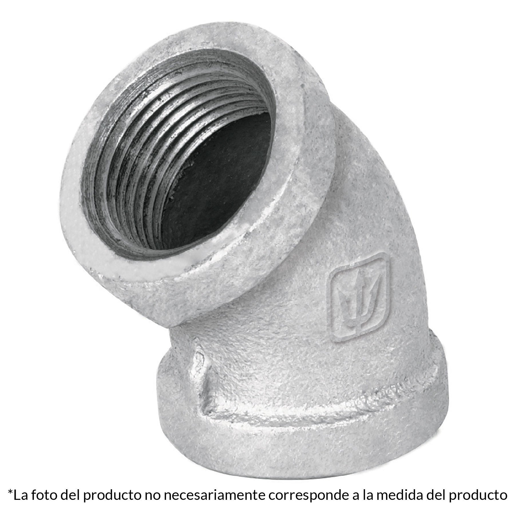 Codo 45º De Acero Galvanizado - FERRETERÍA WITZI
