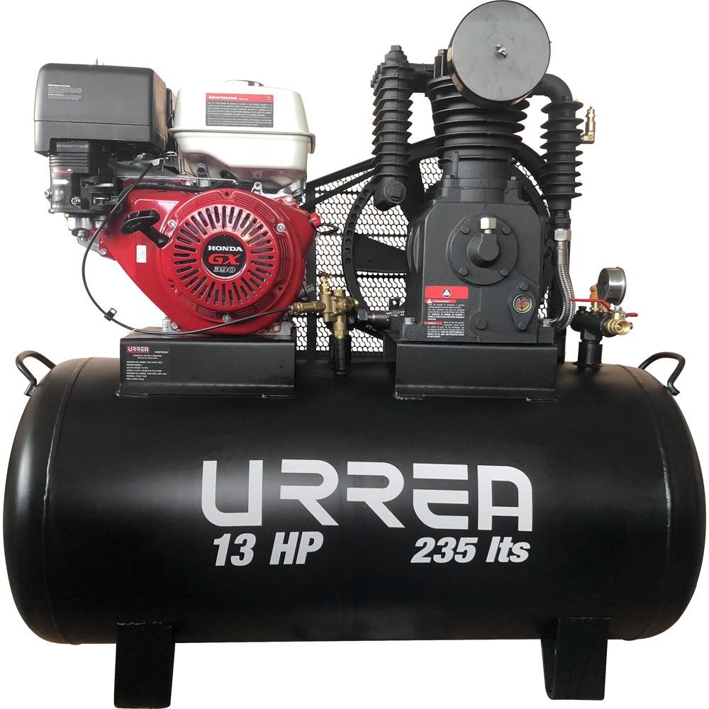 Compresor De Aire A Gas 235L, 115PSI, 13HP, 3600rpm Urrea. - FERRETERÍA WITZI