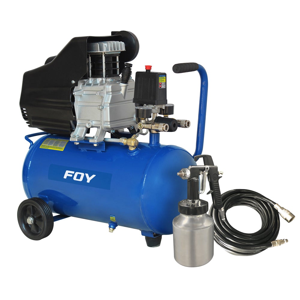 Compresor de aire de 25 litros 1,5 HP Foy - FERRETERÍA WITZI