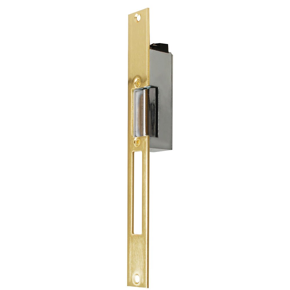 Contra eléctrica, cromo satinado, en caja Lock - FERRETERÍA WITZI