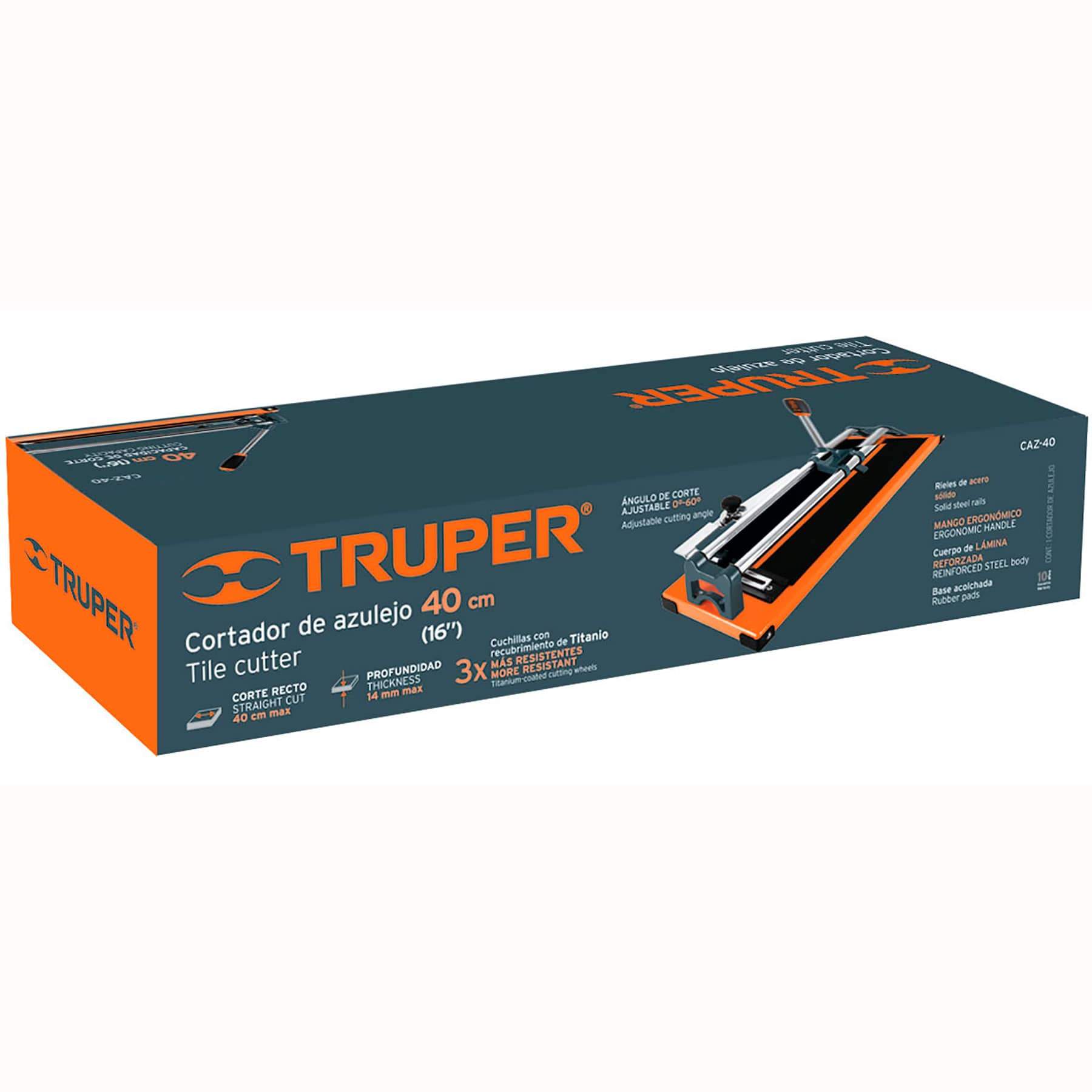 Cortador De Azulejo 41cm (16"), Truper - FERRETERÍA WITZI