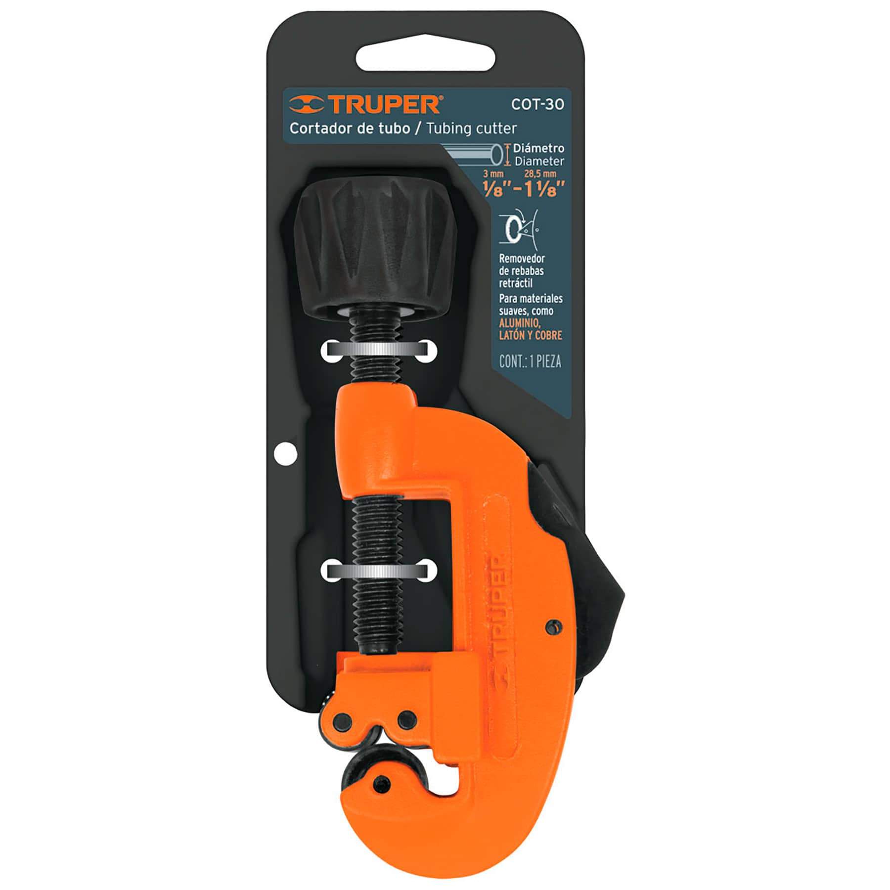 Cortador De Tubo De Cobre (30mm), Truper - FERRETERÍA WITZI