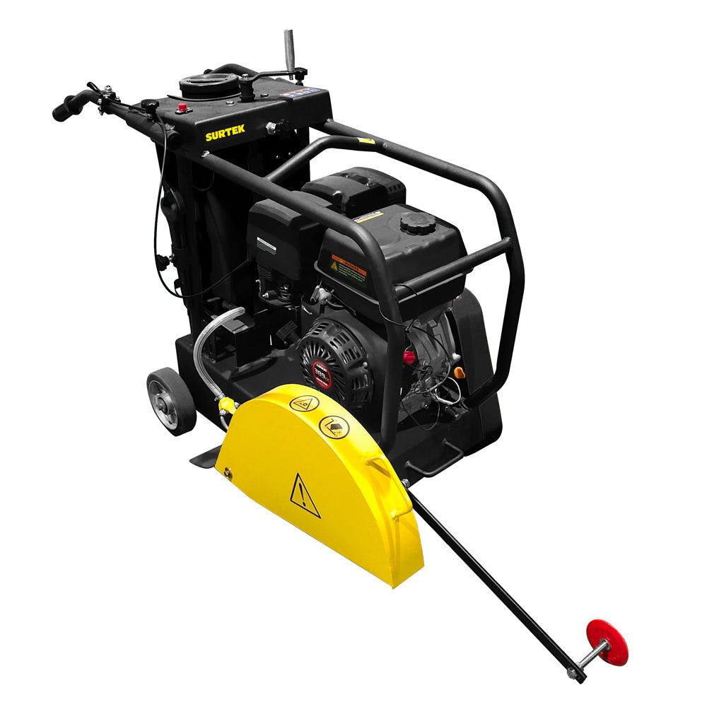 Cortadora concreto motor LONCIN 4 tiempos,13 HP, cilindrada 389cc, tanque agua 30L, capacidad disco 30 a 50 cm Surtek - FERRETERÍA WITZI