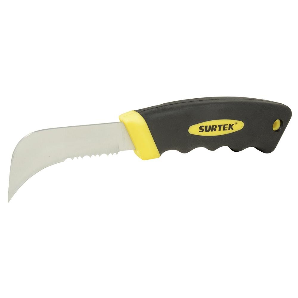 Cuchillo Dentado De Linóleo 8" Mango Bimaterial, Surtek - FERRETERÍA WITZI