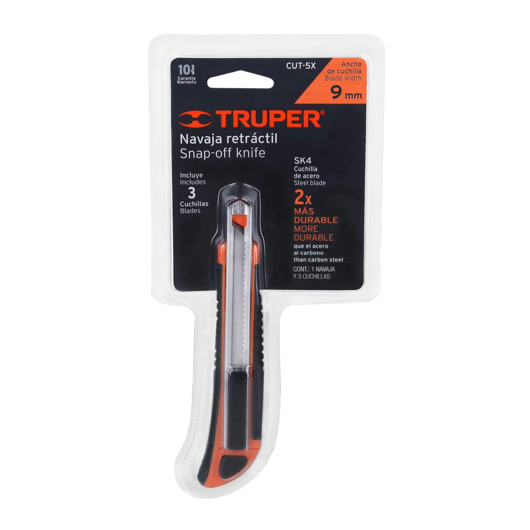 Cutter 5" Con Grip, Truper - FERRETERÍA WITZI