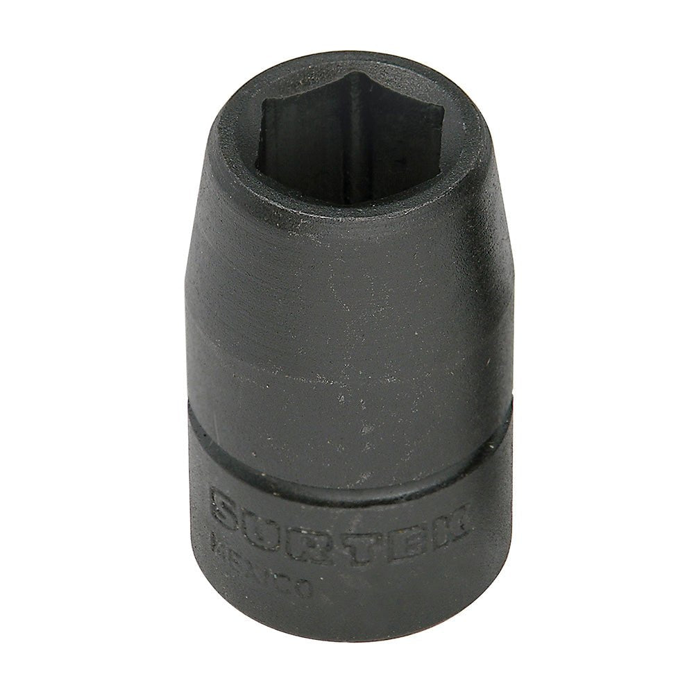 Dado de impacto cuadro de 1/2" largo 6 puntas métrico Surtek. - FERRETERÍA WITZI