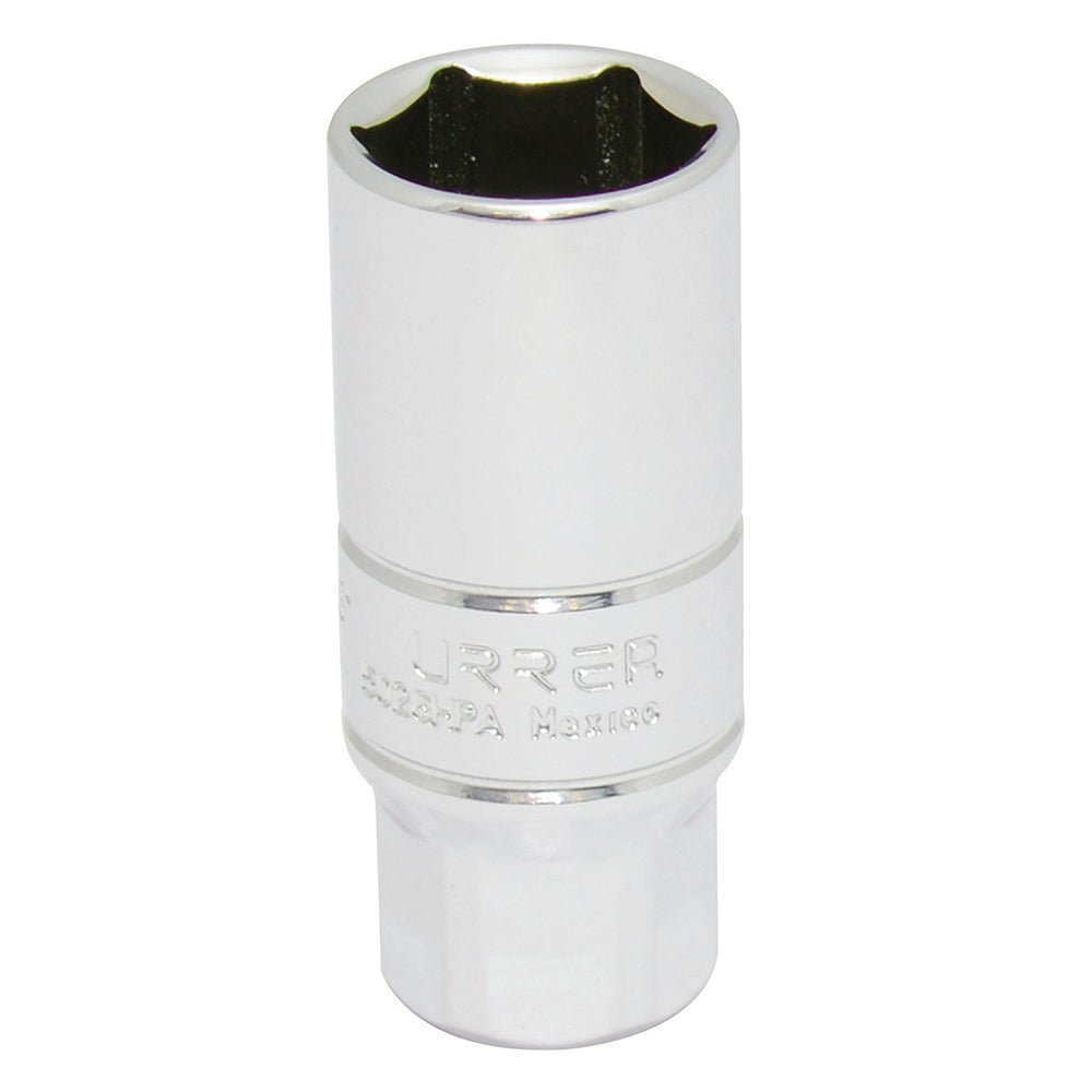 Dado en pulgadas cuadro de 3/8" para bujía con neopreno, 5/8" Urrea - FERRETERÍA WITZI