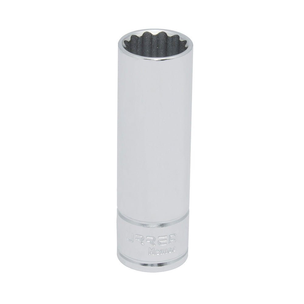 Dado largo en pulgadas cuadro de 1/2", 12 puntas, 9/16" Urrea - FERRETERÍA WITZI