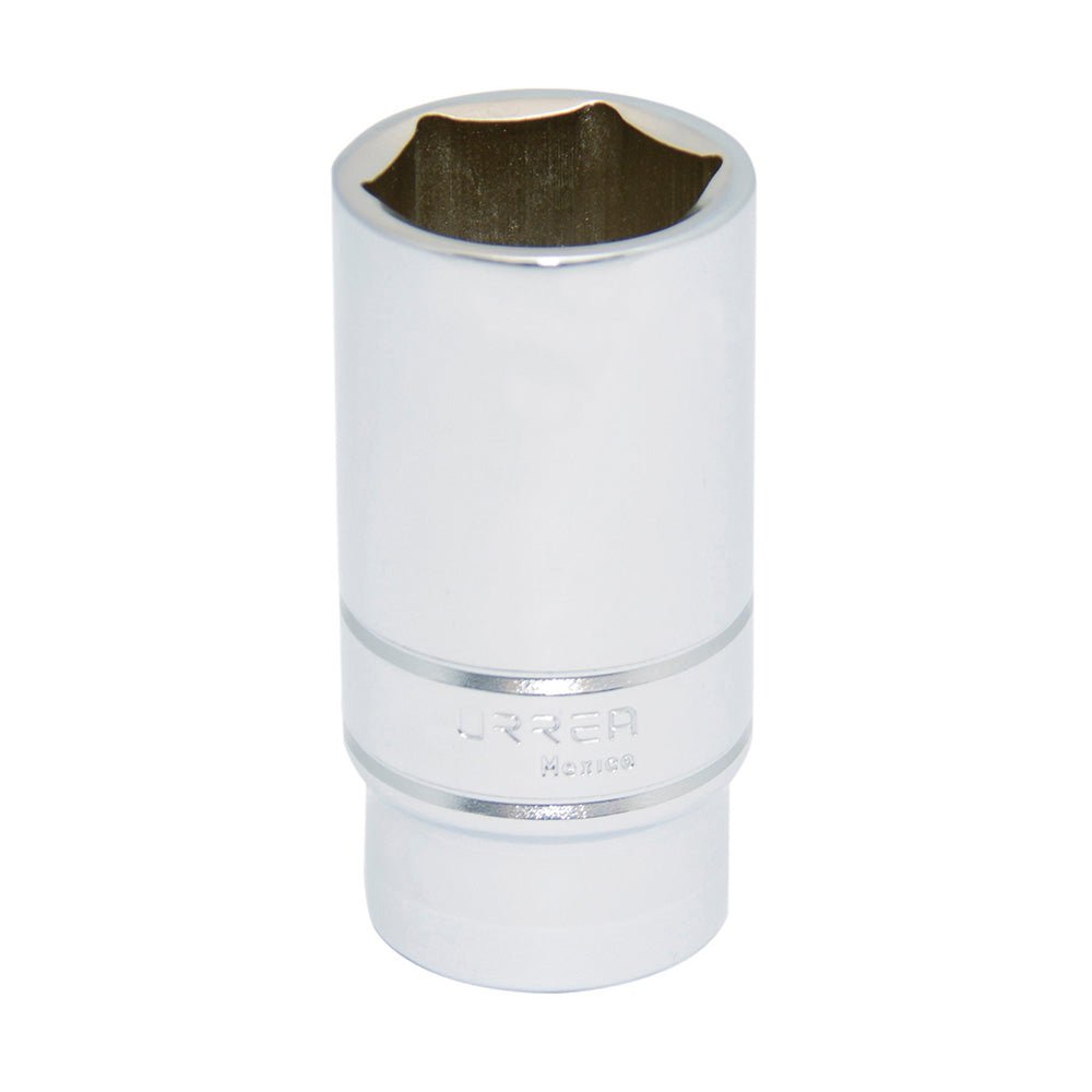 Dado largo métrico cuadro de 1/2", 6 puntas, 22 mm Urrea - FERRETERÍA WITZI
