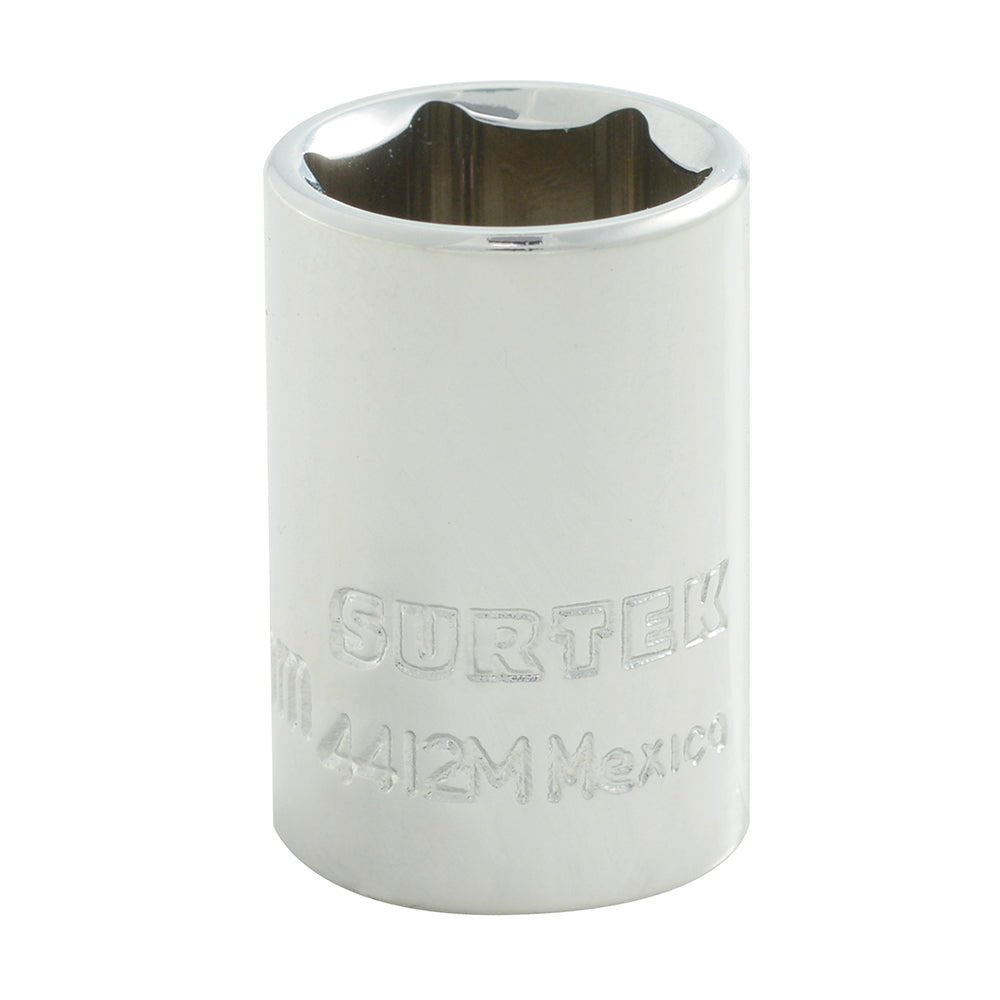 Dado métrico cuadro de 1/4", 6 puntas, Surtek - FERRETERÍA WITZI