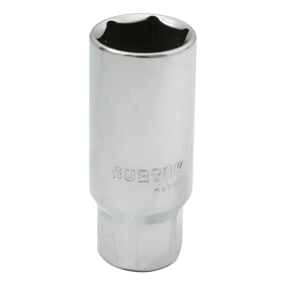 Dado para bujía con neopreno en pulgadas, cuadro 3/8", 6 puntas, 5/8" Surtek - FERRETERÍA WITZI