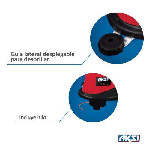 DESBROZADORA ELECTRICA 500W PRO AKSI - FERRETERÍA WITZI