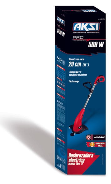 DESBROZADORA ELECTRICA 500W PRO AKSI - FERRETERÍA WITZI