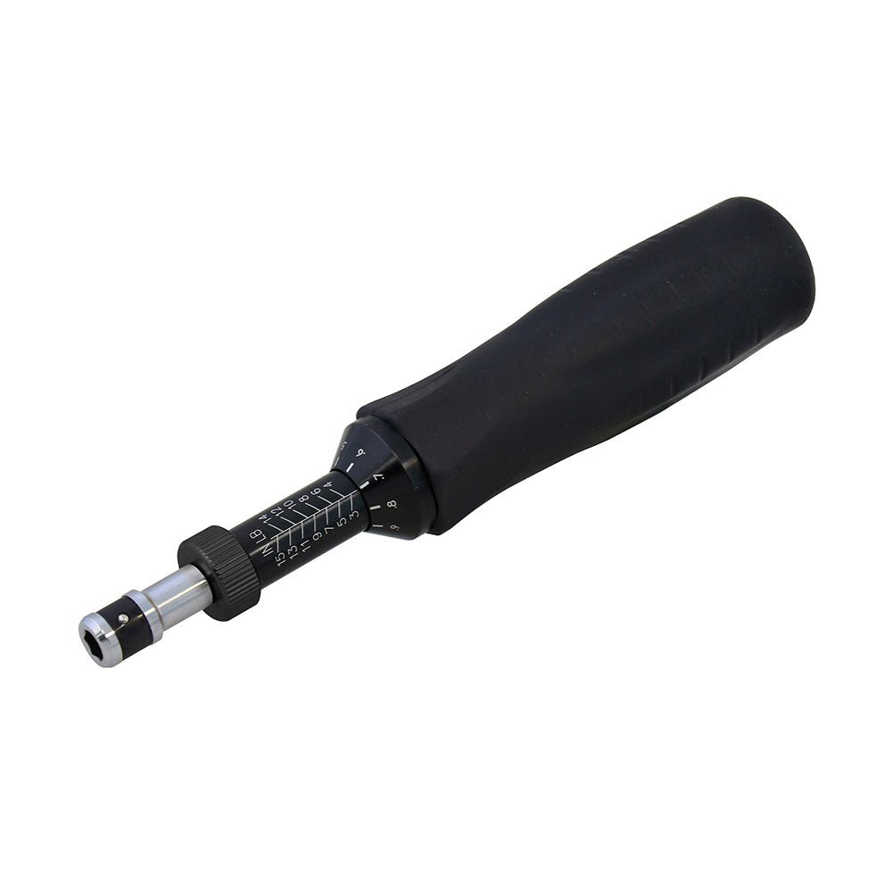 Destornillador de torque microajustable con mango plástico cuadro de 1/4", 3-15 in-lb Urrea - FERRETERÍA WITZI