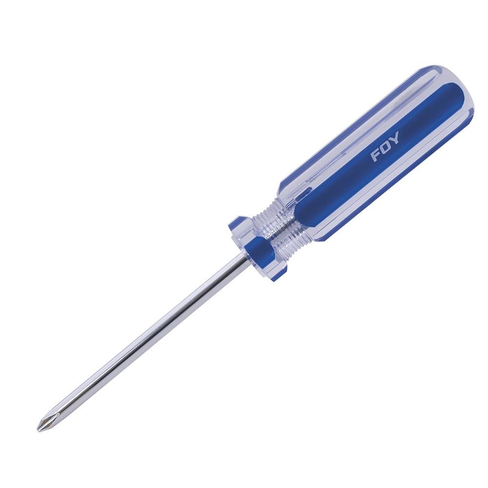 Destornillador mango PVC bar redonda Phillips® #2 1/4x4", Foy - FERRETERÍA WITZI