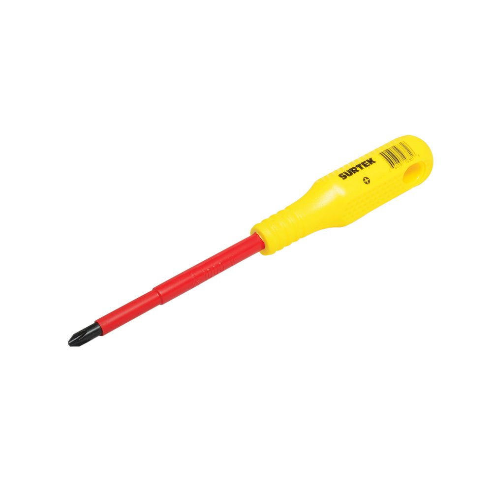 destornilladores dielectricos 1000 v mango amarillo surtek - FERRETERÍA WITZI