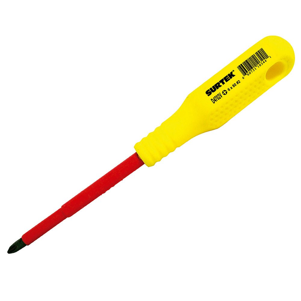destornilladores dielectricos 1000 v mango amarillo surtek - FERRETERÍA WITZI