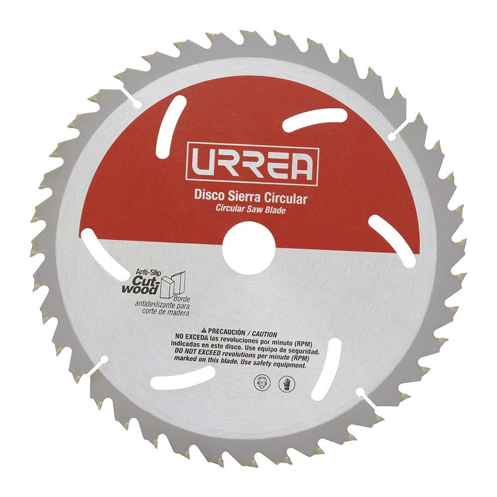 Disco Para Sierra Circular 7 1/4" 40 Dientes Urrea. - FERRETERÍA WITZI