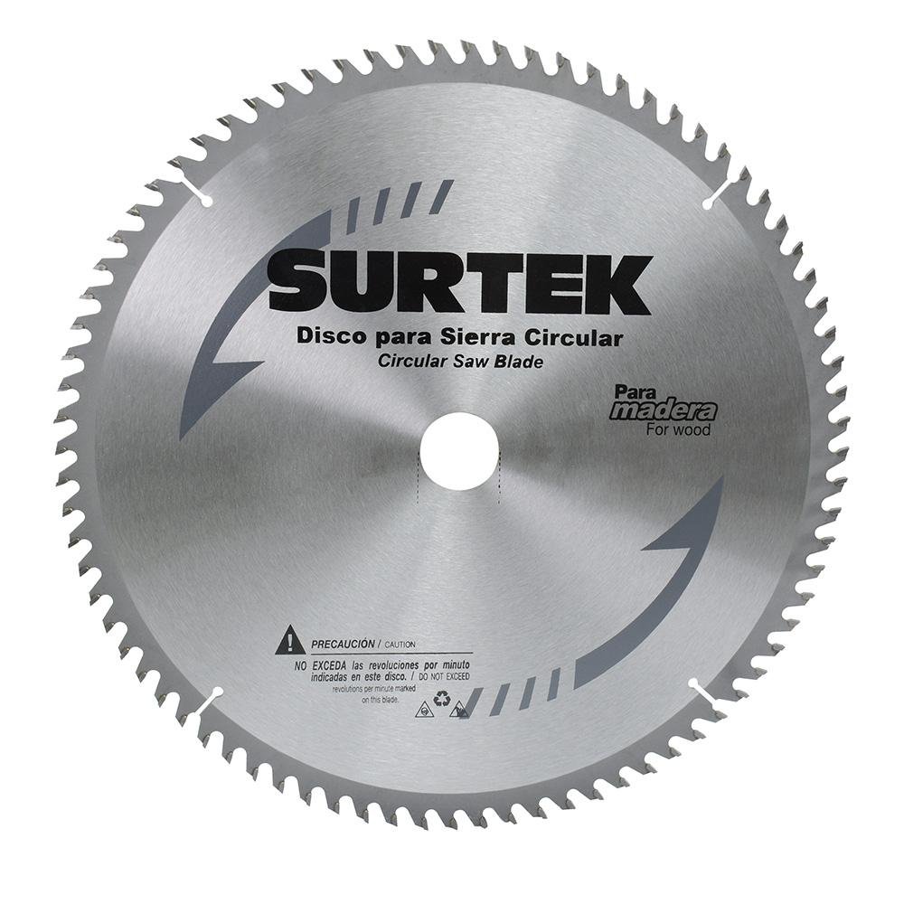 Disco Para Sierra Circular 7 1/4" 60 Dientes Surtek. - FERRETERÍA WITZI
