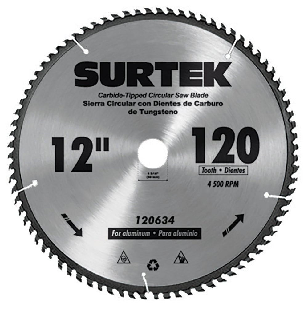 Disco para sierra circular p/ aluminio 10" Surtek. - FERRETERÍA WITZI