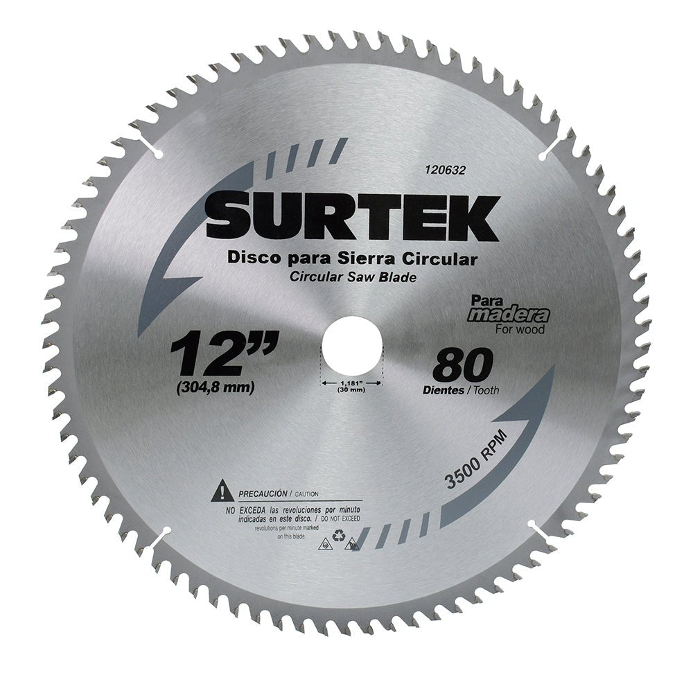 Disco Para Sierra Circular, para cortar madera, Surtek. - FERRETERÍA WITZI