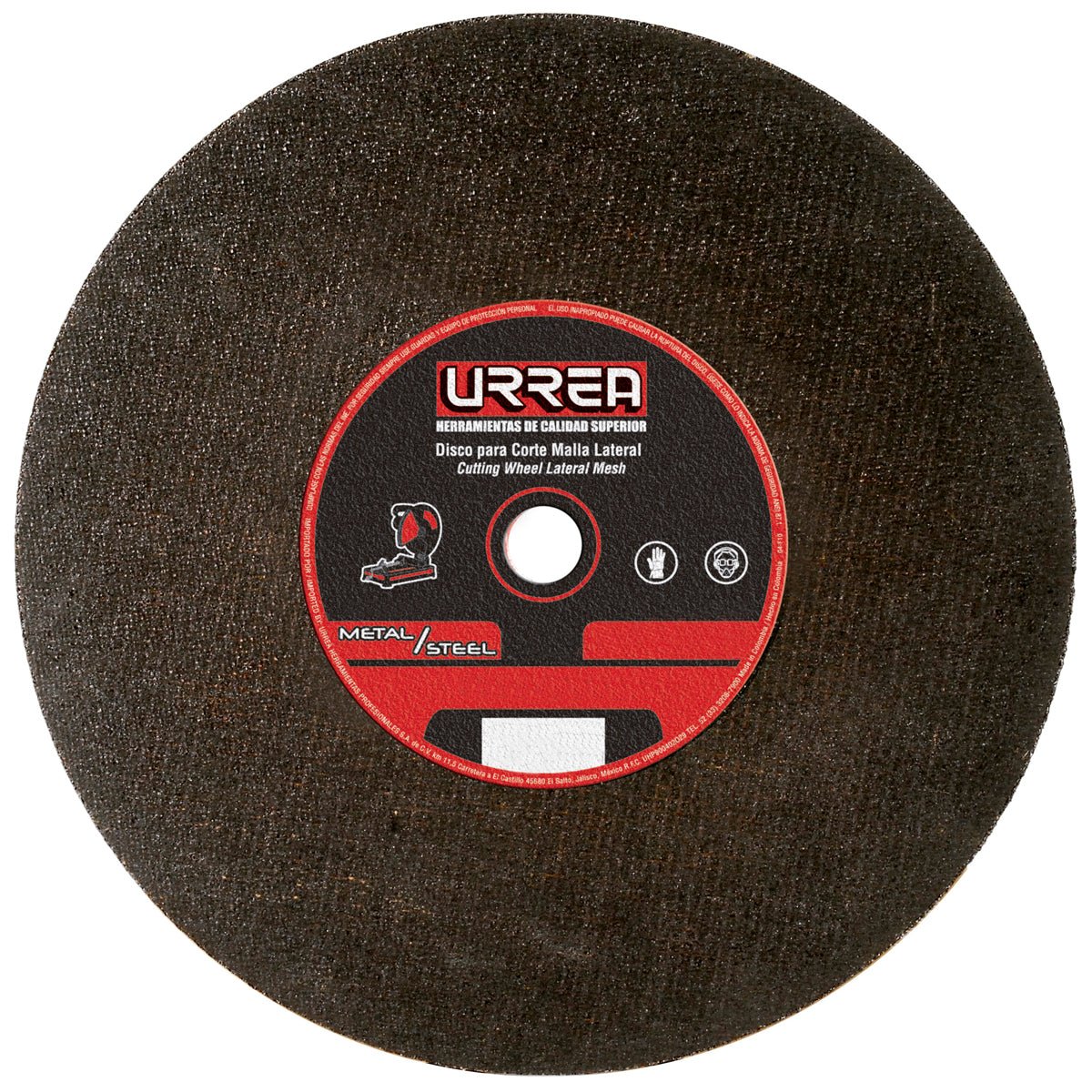 Disco t/1 metal 14x7/64" uso pesado Urrea - FERRETERÍA WITZI