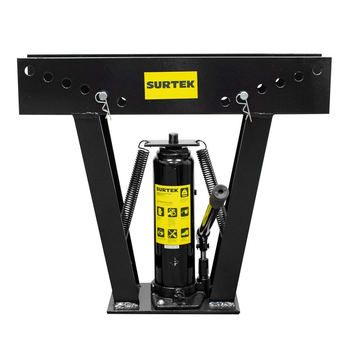 Dobladora hidráulica para tubo, 1/2" a 2", 12 ton Surtek - FERRETERÍA WITZI