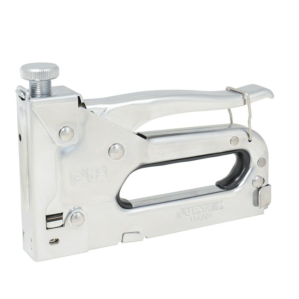 Engrapadora Manual Tipo Pistola 4-14mm Surtek. - FERRETERÍA WITZI