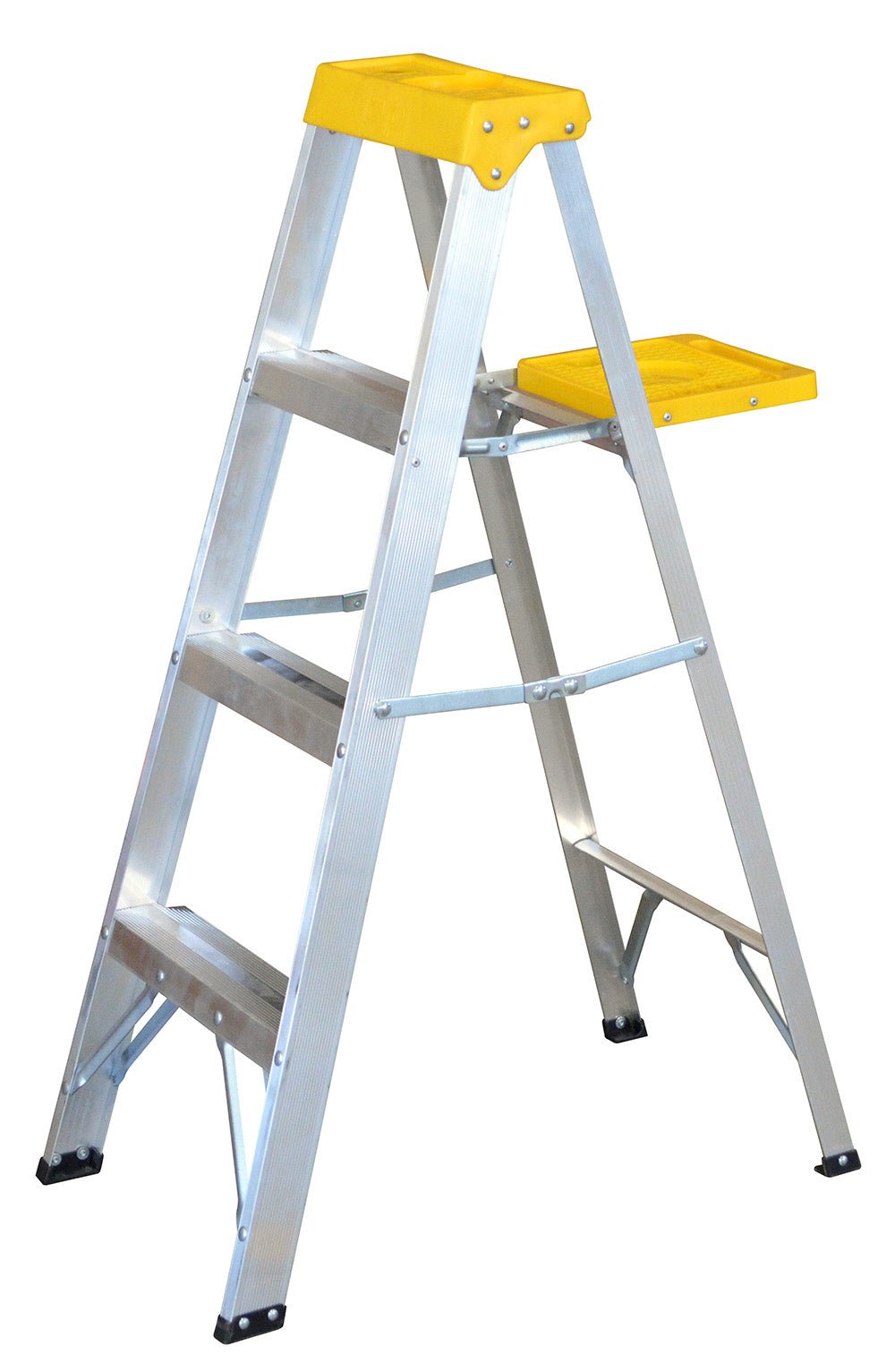 Escalera de aluminio tipo tijera. Surtek - FERRETERÍA WITZI