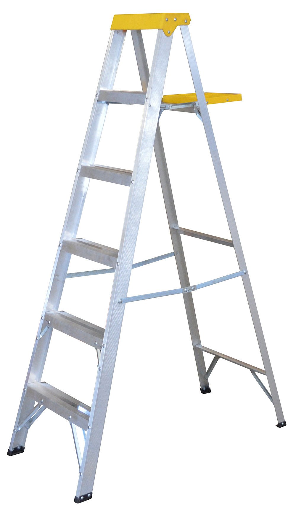 Escalera de aluminio tipo tijera. Surtek - FERRETERÍA WITZI