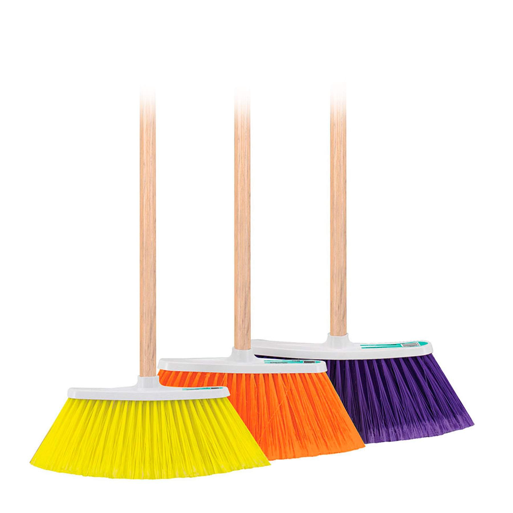 Escoba De Vinilo, Tipo Cepillo, Mediana (26 cm) KLINTEK - FERRETERÍA WITZI