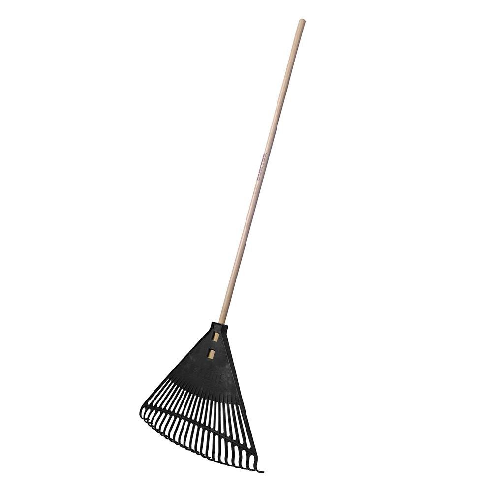 Escoba (Rastrillo) Plástica Color Negro Para Jardín 22 Dientes Surtek - FERRETERÍA WITZI