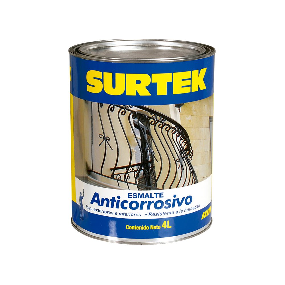 Esmalte anticorrosivo 4lt Surtek. - FERRETERÍA WITZI