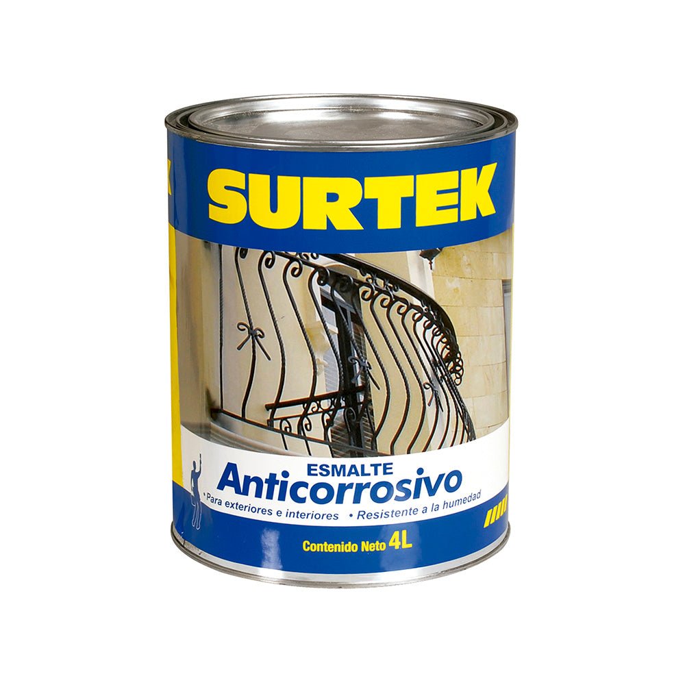 Esmalte anticorrosivo 4lt Surtek. - FERRETERÍA WITZI