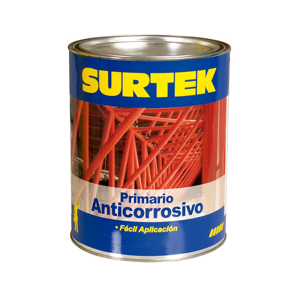Esmalte primario anticorrosivo rojo óxido 1lt Surtek. - FERRETERÍA WITZI